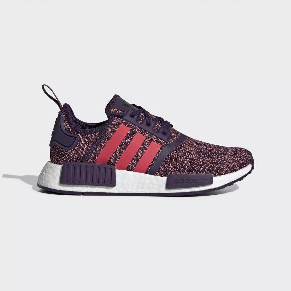 Adidas NMD R1 Tenis Morados Para Niña (MX-10564)